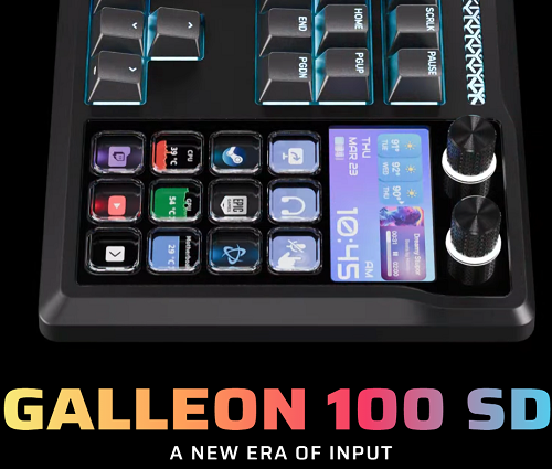 Corsair Introduces GALLEON 100 SD Gaming Keyboard with Integrated Stream Deck at CES 2026