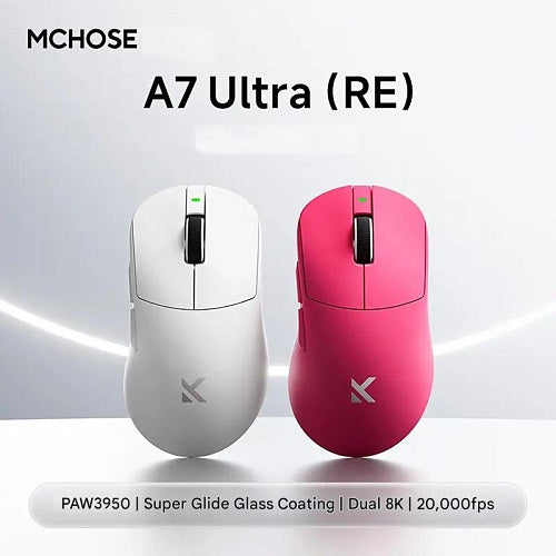 MCHOSE Introduces A7 Ultra (RE) Gaming Mouse with Advanced Sensor and Tri-Mode Connectivity