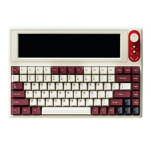 AJAZZ Unveils AKP846 Wired Mechanical Keyboard with Integrated 10.1-Inch Dual-Screen Display