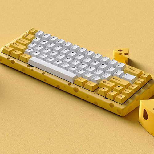 AJAZZ Unveils AC067 Cheese-Themed 65% Mechanical Keyboard