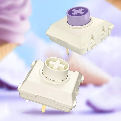 Kailh Showcases Ice Cream Mini and Taro Ice Cream Mini Full-Pom Low-Profile Switches