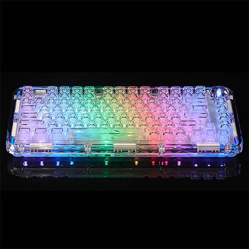 FirstBlood Introduces B81 Compact 81-Key 3D Crystal Transparent Three-Mode Keyboard