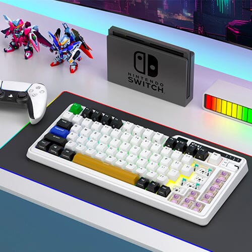 Five Upgrades With All-New KZZI K75 Upgraded 75% Three-Mode RGB Keyboard