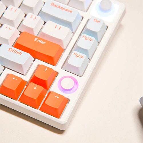 HELLOGANSS HS75T Keyboard with Hot-swappable Knob Gets All-New Gateron Baby Kangaroo Tactile Switches