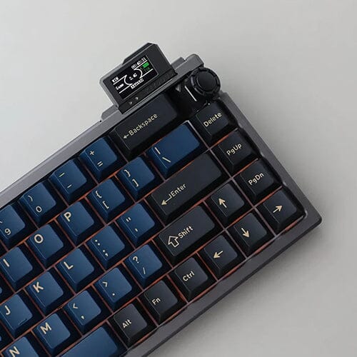 Keydous Introduces All-New NJ68 Pro Three-Mode RGB Mechancial Keyboard With Rotatable Display & Volume Knob