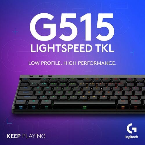 ロジクールがG515 LIGHTSPEED TKL超薄型メカニカルキーボードを発売