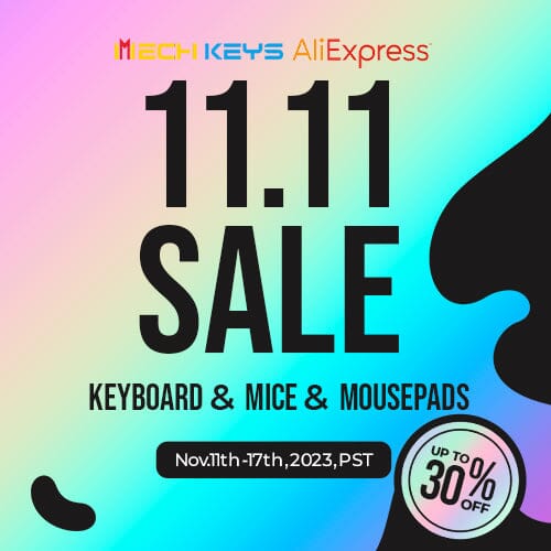 MechKeys の今年最大のセール: 特別オファーで 11 月 11 日を特別なものにしましょう!!