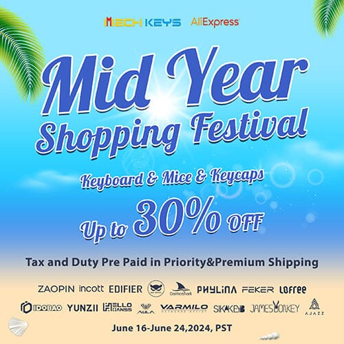 MechKeys Mid-Year Shopping Festival: Enjoy Up To 30% Off and Other Incredible Deals