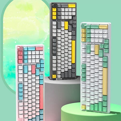 Presenting The AJAZZ AK966: 96-Key Compact Hot-Swappable Keyboard With Triple Connection Modes