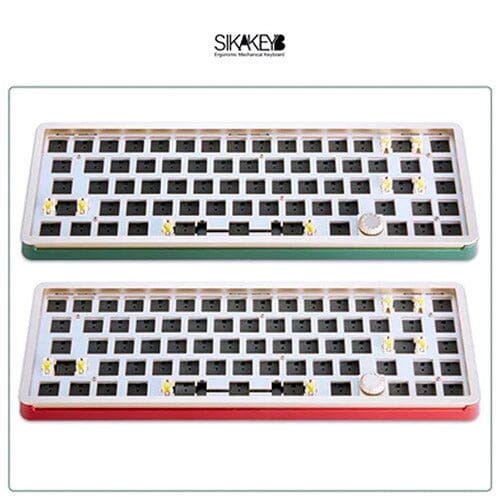 SIKAKEYB SK6 Aluminum Alloy Gasket Mounted Three-Mode Keyboard Kit