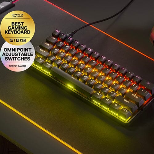 SteelSeries Releases APEX Pro Mini: World's Fastest 60% Compact Mechanical Keyboard