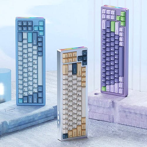 XINMENG M71 Compact 71-key Three-Mode Gasket Keyboard With Aluminum Alloy Chassis