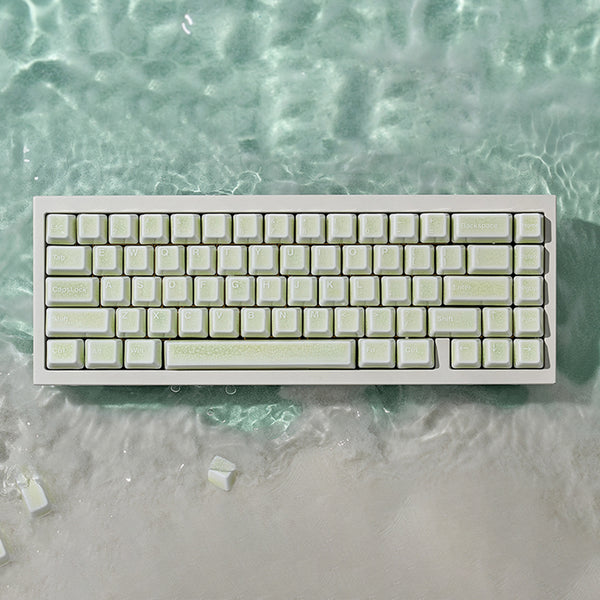 CERAKEY V2 グリーンクレイズド キーキャップ Cerakey Green Crazed V2 Cherry Profile Full Set Keycaps – mechkeysshop