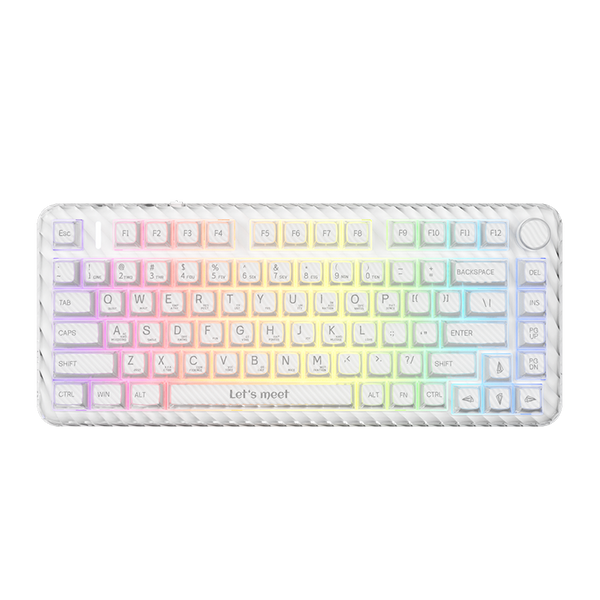 RX-Storm S75 75% Gasket-mounted Hot-swappable Bluetooth 5.0/2.4G Wireless &  Type-C Wired Mechanical Keyboard for Mac/Win/iOS - AliExpress