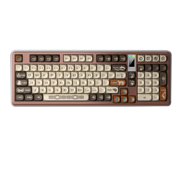 AJAZZ AC100 LCD アルミニウム合金メカニカルキーボード – mechkeysshop