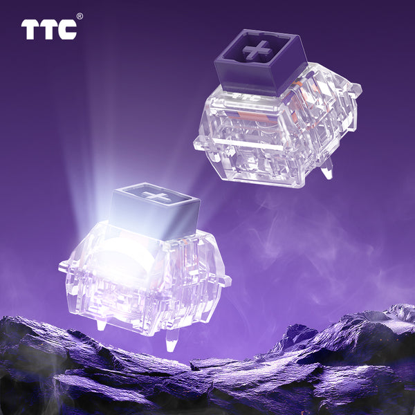 HM66 + TTC KOM 5個 TTC RGB Sacred Heart KOM / Purple Heart KOM Gaming Switches