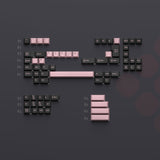 WINMIX Black Pink Cherry Profile Keycaps