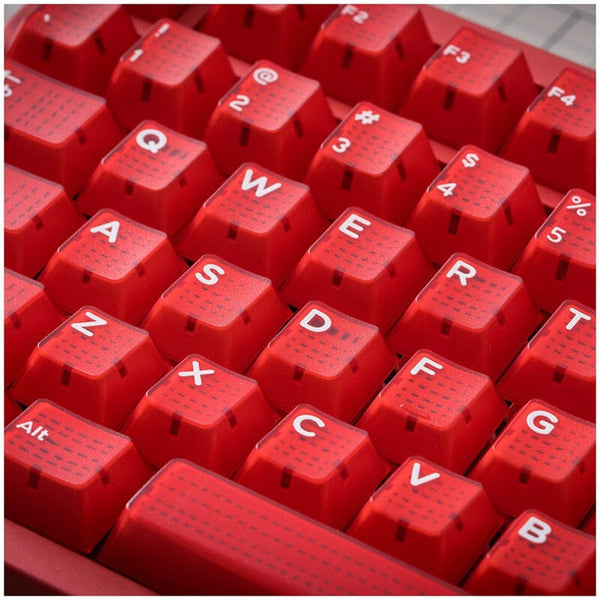 DOMIKEY RUBY Cherry Profile ABS Keycaps – mechkeysshop