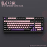 WINMIX Black Pink Cherry Profile Keycaps