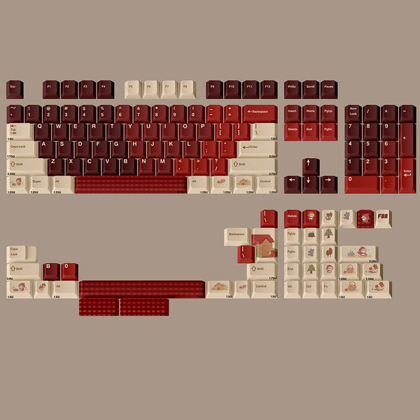 FBB Little Red Riding Hood Cherry Profile Keycaps Set – mechkeysshop