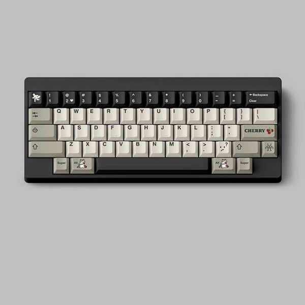 FBB TVS Retro Cherry Profile Keycaps Set – mechkeysshop