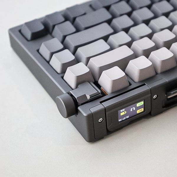 キーボード Keydous NJ80 PRO Mechanical Keyboard Keydous NJ80 Pro Display Screen with Knob Aluminium Alloy