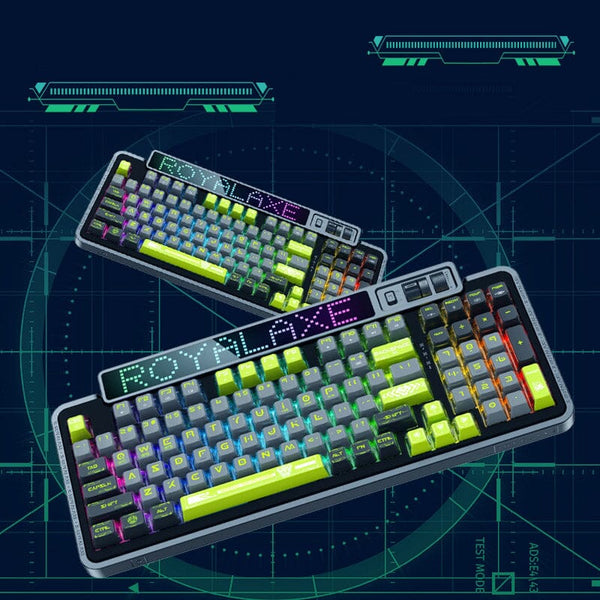 mero Royalaxe XL98 LED Screen Mechanical Keyboard – mechkeysshop