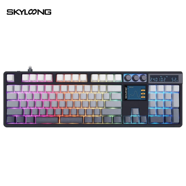skyloong gt pro 104 75％有線キーボード　セット skyloong-gk104pro-double-