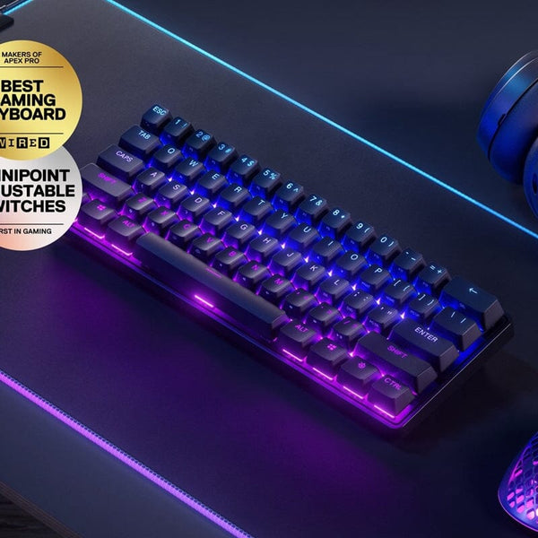 Steelseries Apex Pro Mini Wireless 60% Compact Mechanical Keyboard Steelseries Apex Pro Mini Wireless 60% Compact Mechanical Keyboard