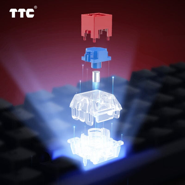 キーボード Wooting TTC KOM RGB TTC Magneto Gaming Magnetic Switches – mechkeysshop