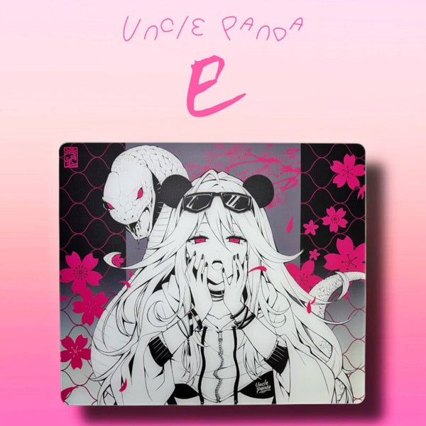 Uncle Panda 巳　ガラスマウスパッド Uncle Panda Bamboo [不秋] ガラスマウスパッド
