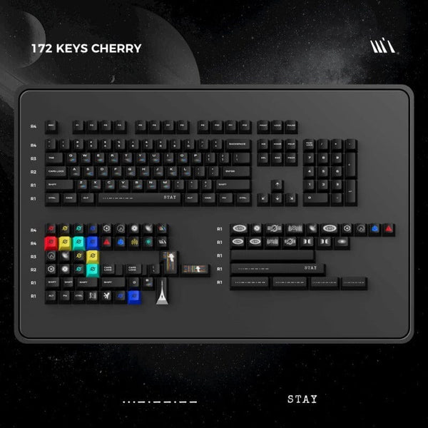 WUkds Interstellar STAY KCA/Cherry Profile PBT Keycaps – mechkeysshop