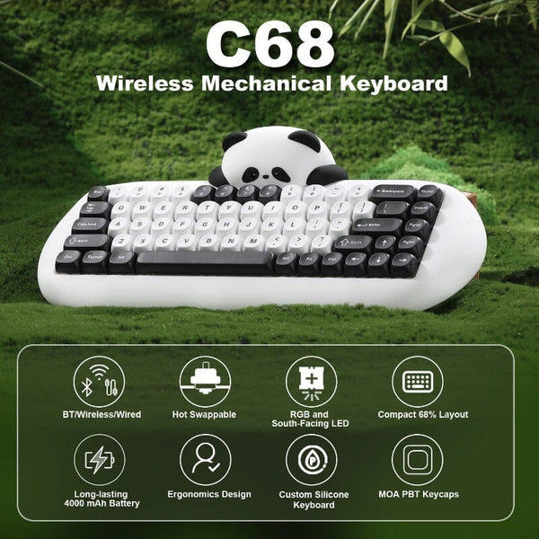 パンダ商品 yunzii-c68-panda-wireless-hi-