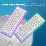 Womier K61/K61 PRO Compact 61 Keys Hotswap RGB Mechanical Keyboard