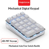 Magicforce Crystal 21 Keys Keypad External Financial Digital Keyboard