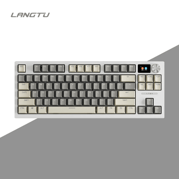 LANGTU LT84 メカニカルキーボード ホワイト LANGTU LT84 Display Screen Mechanical Keyboard – mechkeysshop