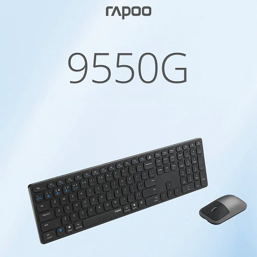 RAPOO Releases 9550G Three-Mode Wireless Keyboard & Mouse Set