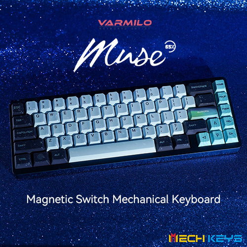 Varmilo がコンパクトな 65% 磁性アルミ合金ゲーミングキーボード MUSE65 を発売