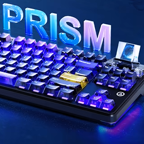 AJAZZ Introduces MK87 Prism Edition With 1.33-Inch Prism Display and Tri-Mode Connectivity