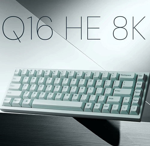 Keychron Unveils Q16 HE 8K — A Ceramic Magnetic Keyboard with 8K Polling and Precision Sensing