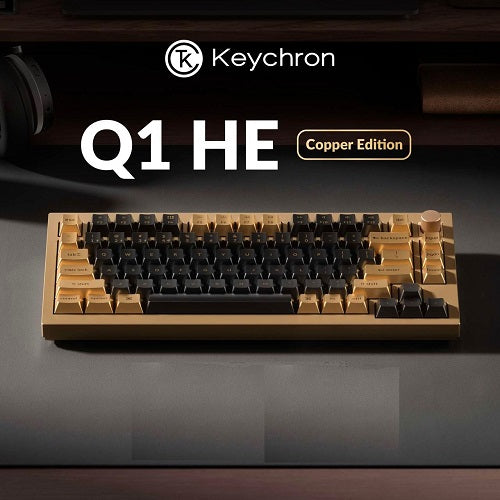 Keychron Launched the Q1 HE Copper Edition With a Solid Copper Build and Upgraded Design