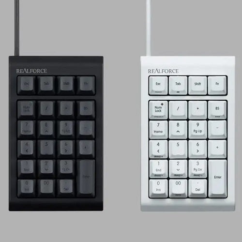 REALFORCE Launches RT1 Ten Numeric Keypad with Enhanced Features and Durability