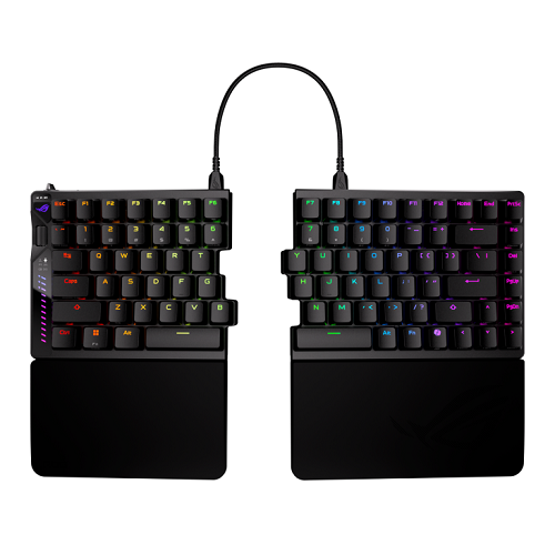 ASUS ROG Unveils Split Gaming Keyboard “Falcata” and Harpe II Ace Mouse
