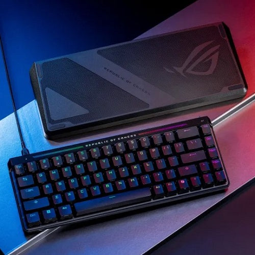 ASUS、ROG Falchion Ace HFX マグネティックスイッチ有線メカニカルキーボードを発売