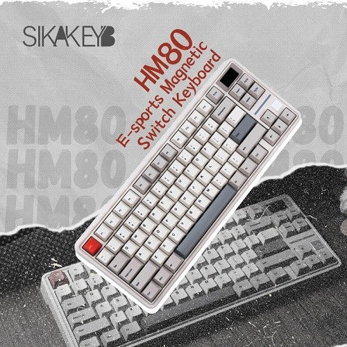 SIKAKEYB Released HM80 E-Sports Magnetic Switch Keyboard with Hall Effect Technology