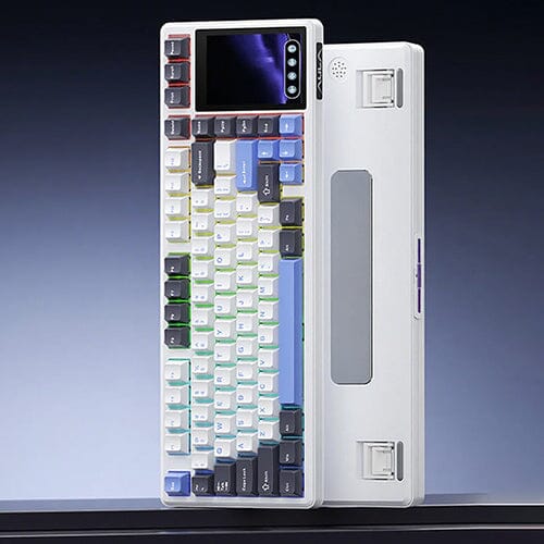 AULA Showcases L99 Three-Mode Gasket Keyboard with 3.98" IPS Touchscreen