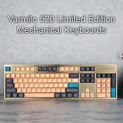 Varmilo Announces Green Dragon & Golden Phoenix 520 Limited Edition Mechanical Keyboards