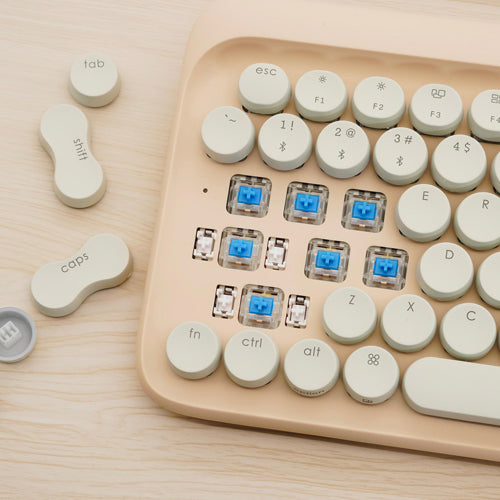 Lofree EH112S Milk Tea Keyboard Unboxing: a Soft & Mellow Designed 79-Key Retro-Styled Keyboard