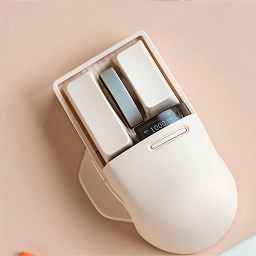 Lofree OE909 Three-Mode Wireless Mouse With Swappable Keys & OLED Display Screen