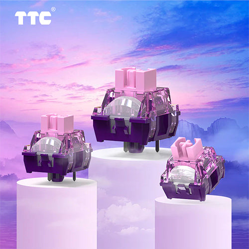 TTC Launches New Sunset Violet & Customized Shark Mechanical Switches